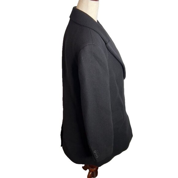 Madewell Womens $298 Blazer Coat in Insuluxe Fabric Black Size 2 NT120 - Picture 6 of 11
